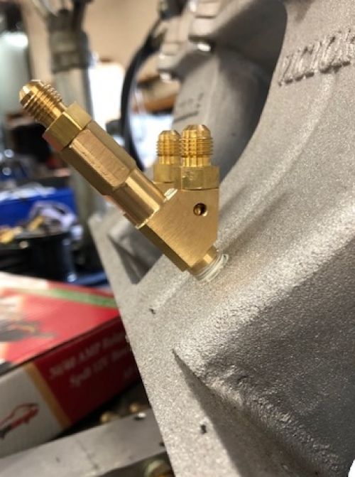 Enderle " Short" Dual Nozzle Y Nozzle Body accepts Dual Nozzle jets